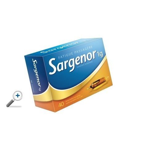 Sargenor 1g Fatigue Passagère 40 Ampoules Buvables 5 ml pas cher, discount