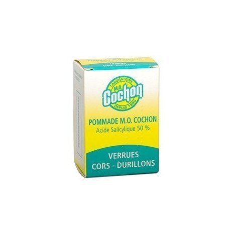Pommade MO Cochon Acide Salicylique 50% Verrues Cors Durillons 10g -  Archange-pharma
