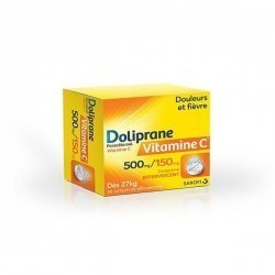 Doliprane Vitamine C 16 Comprimés Effervescents