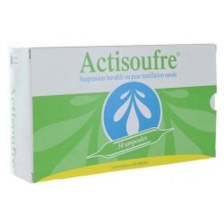 Actisoufre Rhinite Rhinopharyngite 30 Ampoules