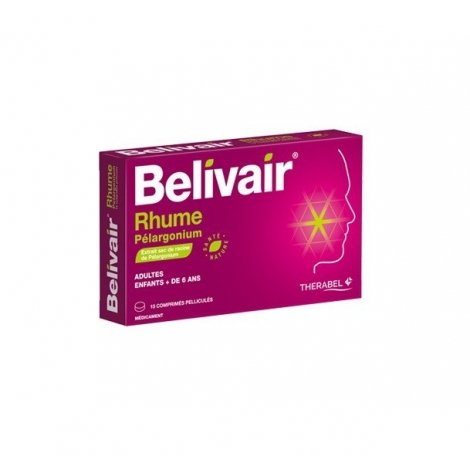 Belivair Rhume Pélargonium 15 comprimés pas cher, discount