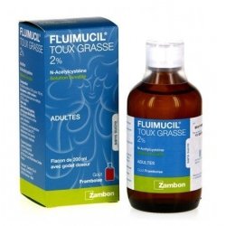 Fluimucil 2% Toux Grasse Solution Buvable 200 ml