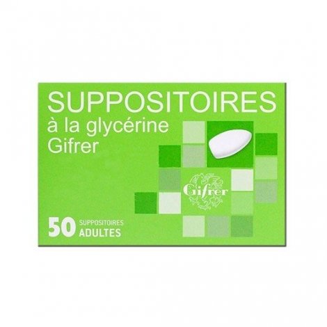 Gifrer Suppositoire Glycérine Adultes x 50 pas cher, discount