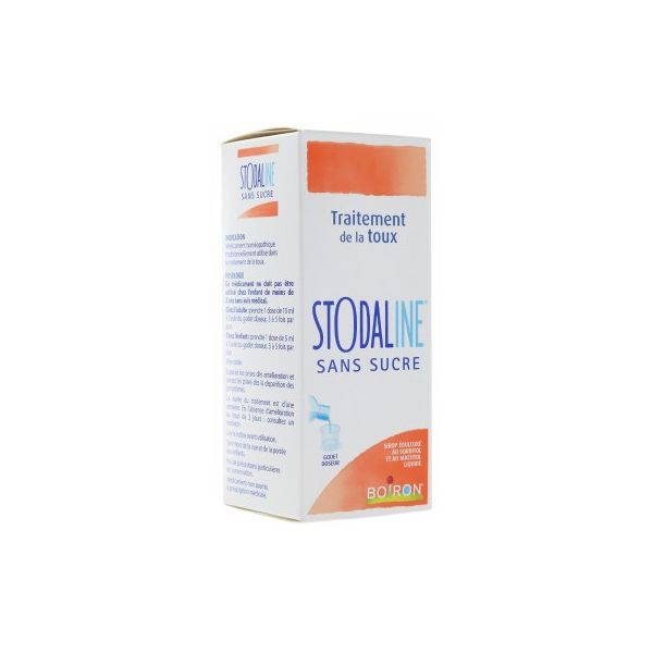 BOIRON Stodaline sans sucre sirop arôme mûre-vanille 200ml