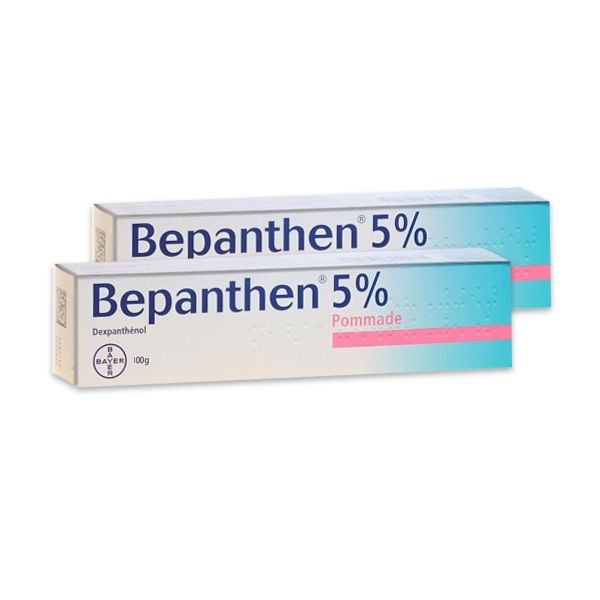 BEPANTHEN POMMADE 5% Lot de 2 - Crème Erythème fessier nourrisson