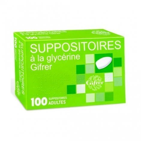 Gifrer Suppositoires Glyc&eacute;rine Adultes x100 pas cher, discount