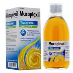 Mucoplexil Toux Grasse Sirop Sans Sucre Arôme Caramel 250ml