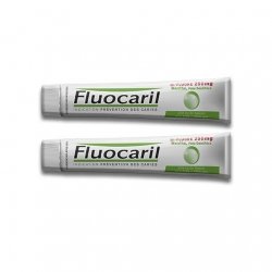 Fluocaril Bi-Fluoré 250 mg menthe Pâte Dentifrice 2x75ml