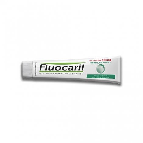 Fluocaril Dentifrice Gel Bi-Fluoré 250 mg menthe 75ml pas cher, discount
