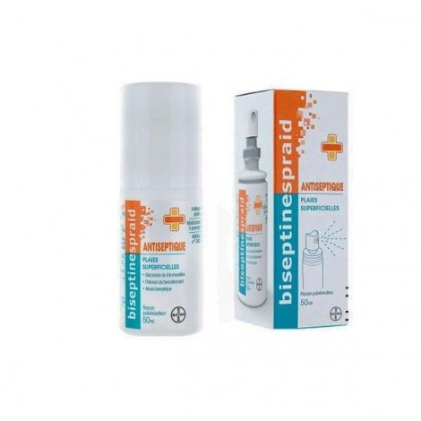 Biseptine Spraid Plaies Superficelles Solution pour Application Cutanée 50  ml