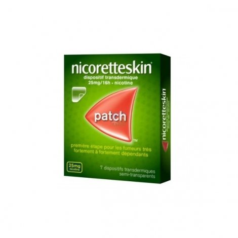 Nicorette Skin 7 Patchs 25 mg/16h pas cher, discount