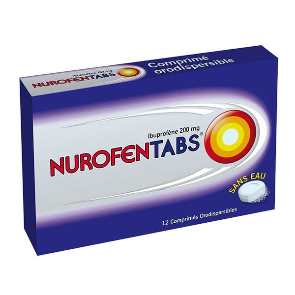 Nurofentabs 200 mg Douleurs et Fièvre Boite de 12 Comprimés ...