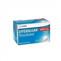 Efferalgan Paracétamol 1000mg Fruits Rouges 8 comprimés Effervescents