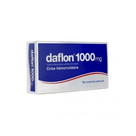 Daflon 1000mg Crise Hémorroïdaire 18 comprimés pas cher, discount