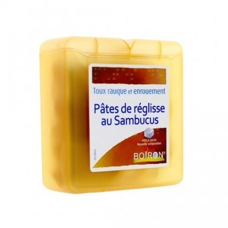 Boiron Pâtes De Réglisse Sambucus Toux Rauque 70g pas cher, discount