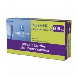 Biogaran Diosmine 600mg Veinotonique x30 Comprimés