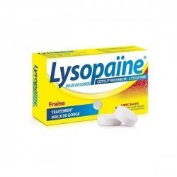 Lysopaïne Maux De Gorge Fraise x36 Comprimés