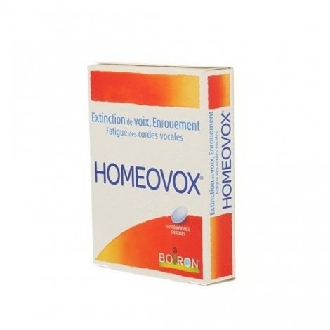 Boiron Homéovox Extinction De Voix Enrouement x60 Comprimés pas cher, discount