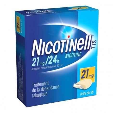 Nicotinell 21 mg/24h 28 Patchs pas cher, discount