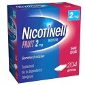 Nicotinell 2 mg Fruit 204 Gommes à mâcher Sans Sucre