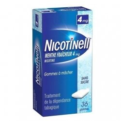Nicotinell 4 mg Menthe Fraîcheur 36 Gommes A Mâcher
