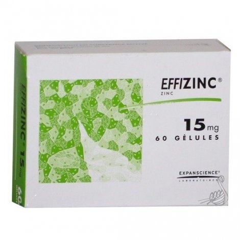 Expanscience Effizinc 15mg Acné x60 Gélules pas cher, discount