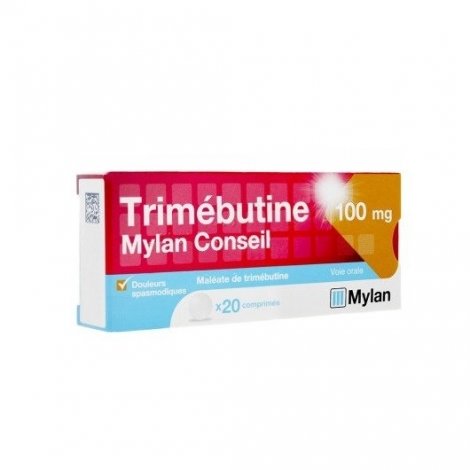 Mylan Trimébutine 100mg Douleurs Spasmodiques x20 Comprimés pas cher, discount