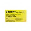 Betadine Dermique 10% Plaies Et Brûlures 10x5ml