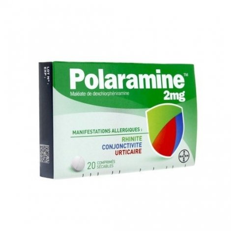 Bayer Polaramine 2mg Allergies x20 Comprimés Sécables pas cher, discount