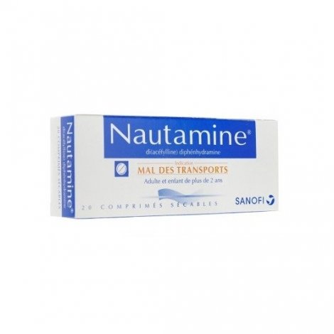 Sanofi Nautamine Mal Des Transports x20 Comprimés Sécables pas cher, discount