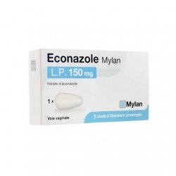 Mylan Econazole LP 150mg Mycoses Vaginales & Vulvaires x1 Ovule