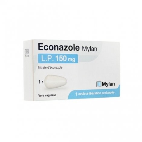 Mylan Econazole LP 150mg Mycoses Vaginales & Vulvaires x1 Ovule