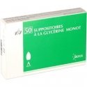 Merck Suppositoires A La Glycérine Monot Adultes x50