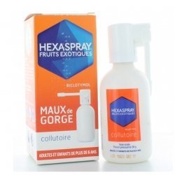 Hexaspray Fruits Exotiques Maux De Gorge Adulte Enfant 30g