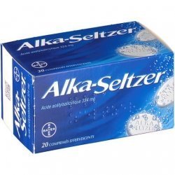 Alka Seltzer 324mg Acide Acétylsalicylique x20 Comprimés Effervescents