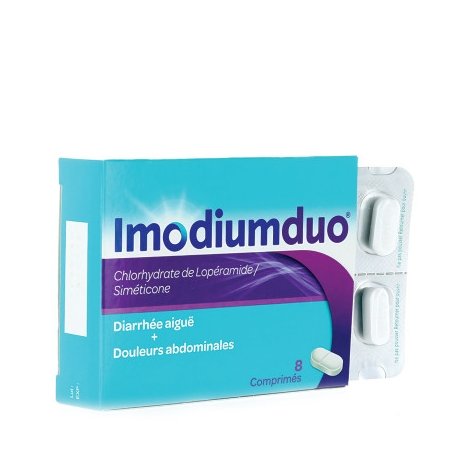 Imodiumduo Diarrhée Aiguë x8 Comprimés pas cher, discount