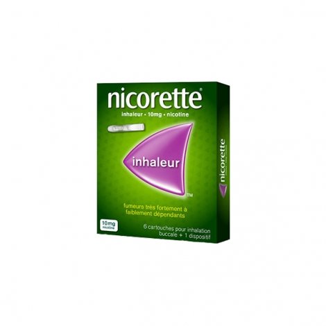Nicorette Inhaleur 10 mg Dispositif + 6 Cartouches pas cher, discount