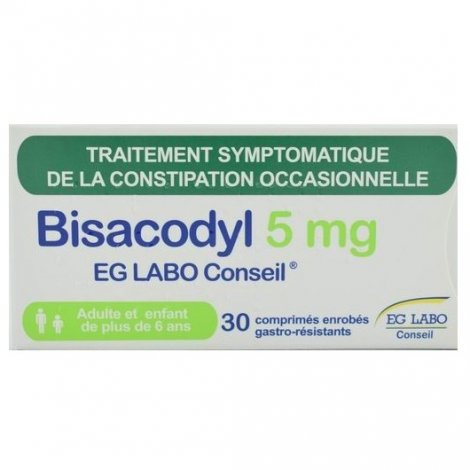 Bisacodyl 5mg Constipation Occasionnelle x30 Comprimés pas cher, discount