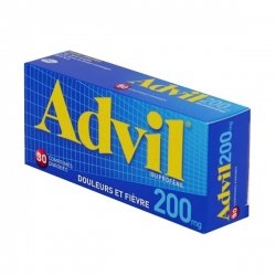 Advil 200mg Douleurs & Fièvre 30 Comprimés Enrobés