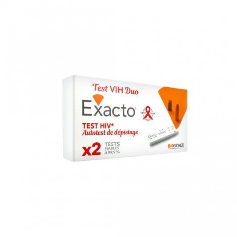 Exacto Autotest De Dépistage VIH x2 Tests pas cher, discount