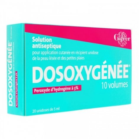 GIFRER Eau oxygénée 10 volume solution antiseptique