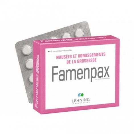 Lehning Famenpax Nausées Et Vomissements Grossesse x40 Comprimés pas cher, discount