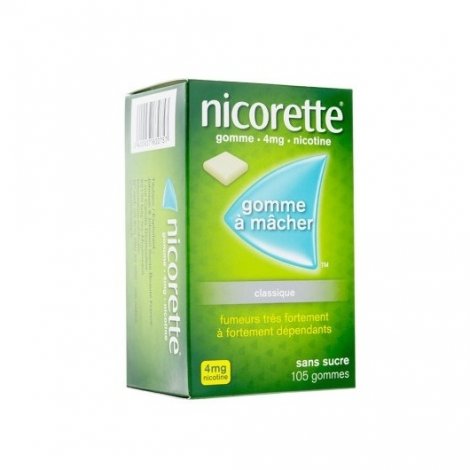 Nicorette Gomme A Mâcher Médicamenteuse 4mg x105 pas cher, discount