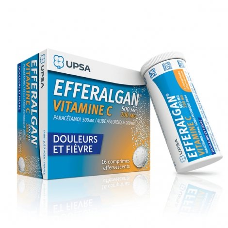 Efferalgan Vitamine C 16 Comprimés Effervescents pas cher, discount