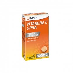 UPSA Vitamine C 500mg Fatigue Passagère Orange x30 Comprimés