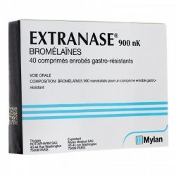 Extranase 900nK 40 Comprimés enrobés gastro-résistants