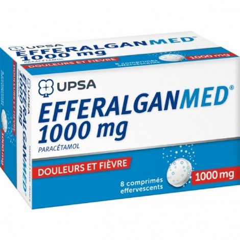 Doliprane 1000mg, 8 comprimés - paracétamol en comprimé