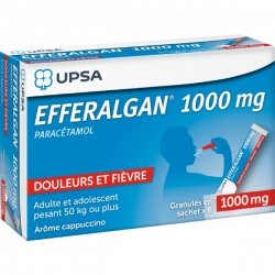 Efferalgan 1000mg Cappuccino Adultes et Adolescents + de 50 kg x8 sachets