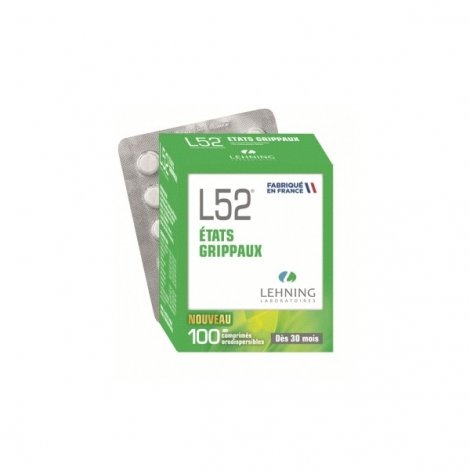 Lehning L52 Etats Grippaux 100 Comprimes