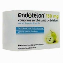 Endotélon Trouble de la Circulation Jambes Lourdes 60 Comprimés 150 mg